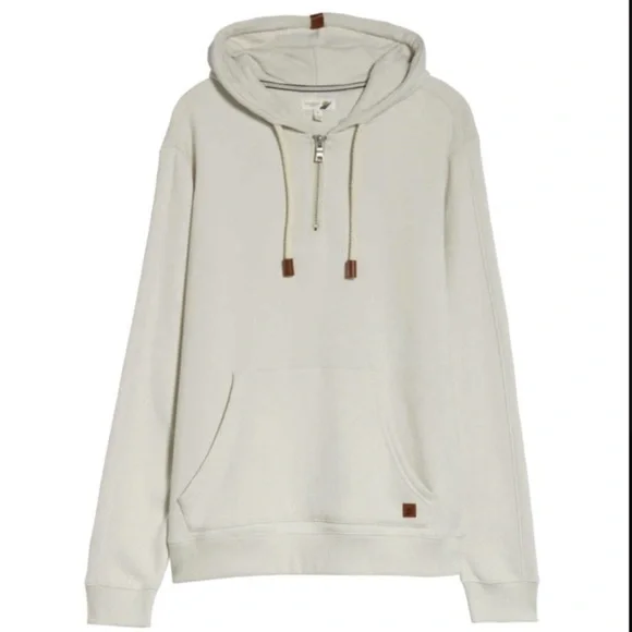 Awesome quality - Men's Cream Hoodie Sweater from the brand Fundamental Coast - Picture 3 of 4